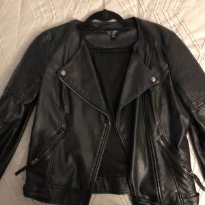 Leather Moto TOPSHOP Jacket